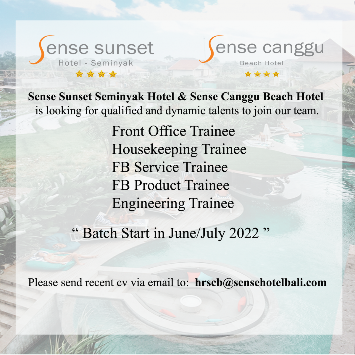 Sense Sunset Seminyak Hotel & Sense Canggu Beach Hotel