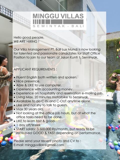 Minggu Villas Seminyak
