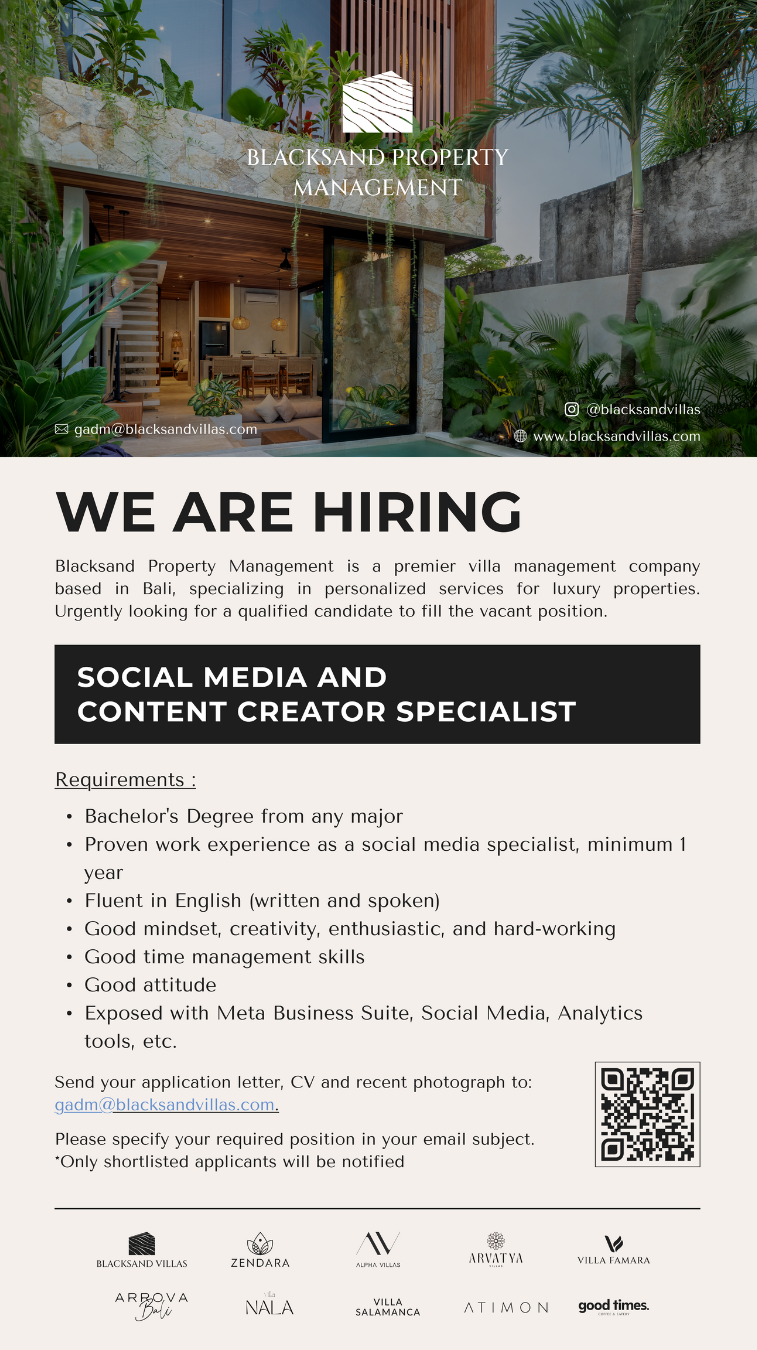 Lowongan Sandara Luxury Management