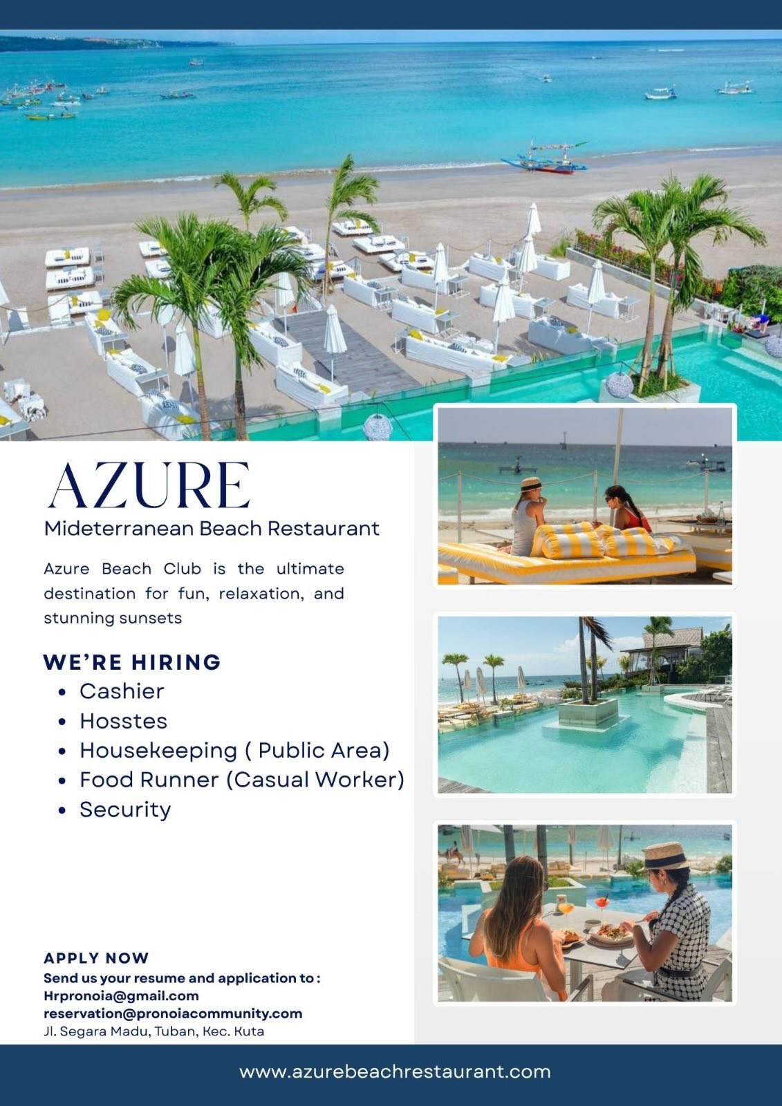 Azure Mediterranean Beach Restaurant